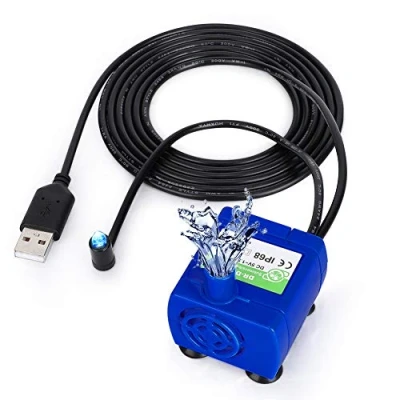 Image of Haofy Pet Fountain Pump Replacement for Flower Cat Submersible Water Ultra Quiet Low Power Consumption Motor Electric Fountains