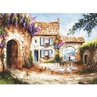 Image of Letistitch Cross Stitch Set, Multicoloured, 35 x 26 cm