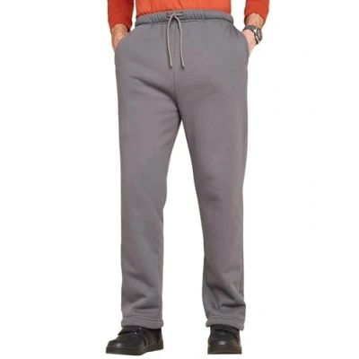 Image of Pegasus Men&#039;s Sherpa Lined Knitted Jog Pant Warm and Cozy Charcoal