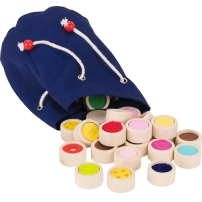Image of Goki 59004 cause Feel The Surface Make a Pair in Cotton Bag Memory Game
