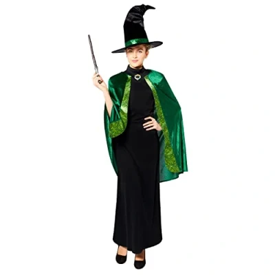 Image of amscan 9912474 Women&#039;s Officially Licensed Professor McGonagall World Book Day Fancy Dress Costume Size: 8 10