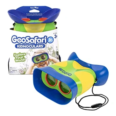 Image of Learning Resources GeoSafari Jr. Kidnoculars, Binoculars for Toddlers &amp; Kids, Gift Toddlers, Camping Spy Gift, Ages 3+