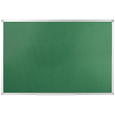 Image of Q Connect Aluminium Frame Felt Noticeboard 1200x900mm Green KF26064