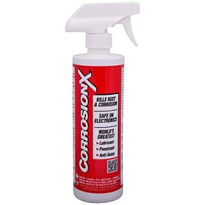 Image of CorrosionX Corrosion Technologies 91002 (16 fl oz trigger spray) Multi Purpose Lubricant, Penetrant, Rust and Preventative Industrial Strength Marine Grade Cleans Lubricates Protects