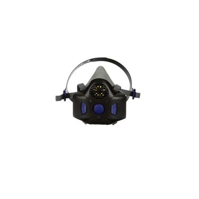 Image of 3M Secure Click Half Mask Reusable Respirator, Speaking Diaphragm, Large, HF 803SD