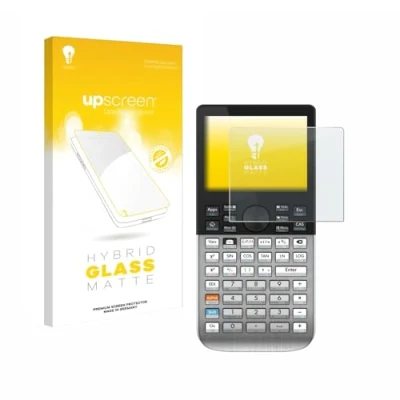 Image of upscreen Matte Screen Protector Glass Film compatible with HP Prime Anti Glare, Fingerprint, 9H Protection