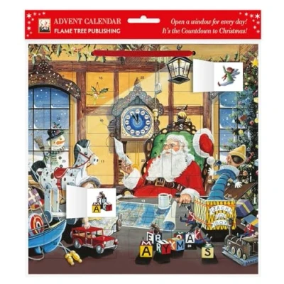 Image of Fairyland: Letter to Santa Advent Calendar (with stickers) (Flame Tree Publishing)