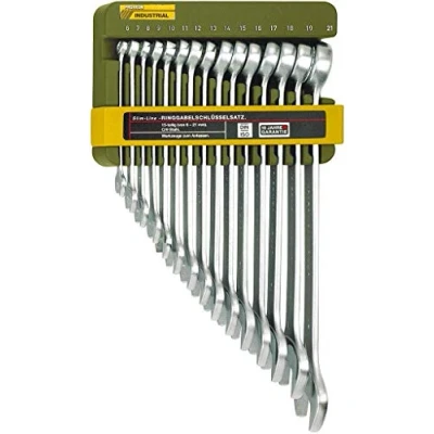 Image of PROXXON Slim Line 23821 Combination Spanner Set 6 21 mm 15 Piece