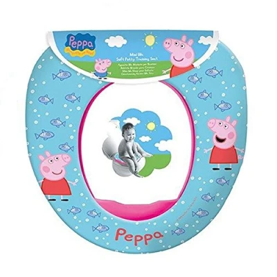 Image of Soft Padded Peppa Pig Kids Potty Toilet Training Seat WC Child Toddler