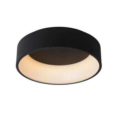 Image of Talowe LED Modern Flush Ceiling Light Ø 45.5cm Dim. 1x30W 3000K Black