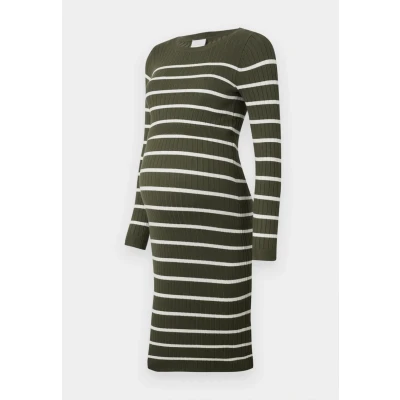 Image of MAMA.LICIOUS Women&#039;s Mlnewsiv June Ls UK Knit Dress 2F A Noos, Grape Leaf, M