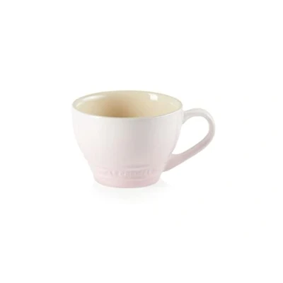Image of Le Creuset Large Cappuccino Mug Shell Pink 0.4l