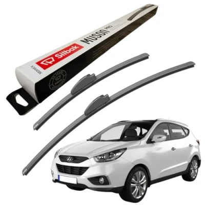 Image of Silbak Windscreen Wipers, for HYUNDAI IX35 (2010 ONWARDS) Wiper Blades, 600mm/400mm