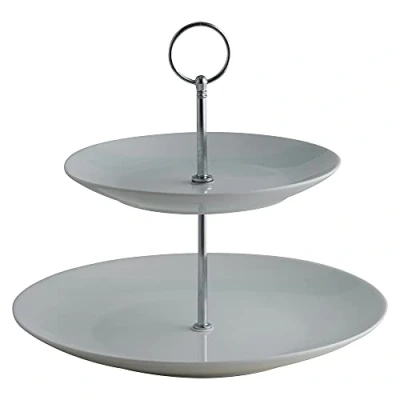 Image of Price &amp; Kensington Simplicity 2 Tier Cake Stand