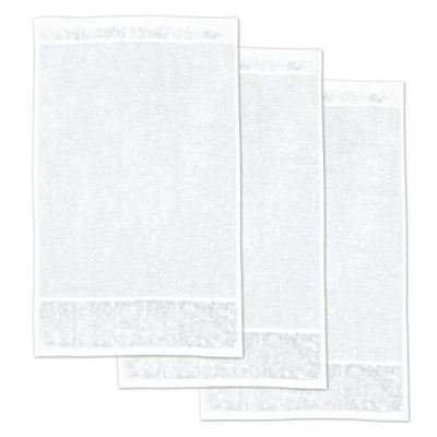 Image of Möve Set of 3 Guest Towels, Snow, 30 x 50 cm