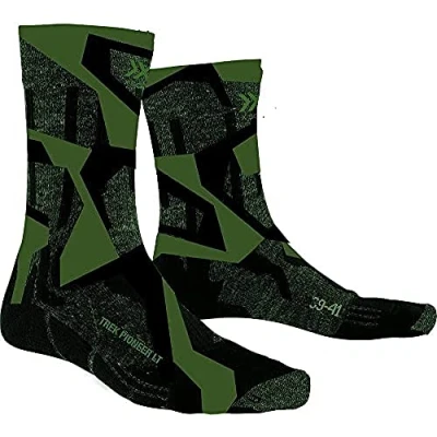 Image of X Socks Men Trek Pioneer Light Forest Green/Modern Camo, Size: 35 38