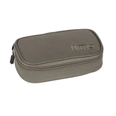 Image of Nitro Pencil Case XL inkl. Geo Dreieick &amp; Stundenplan, Federmäppchen, Schlampermäppchen, Faulenzer Box, Federmappe, Stifte Etui, Waxed Lizard