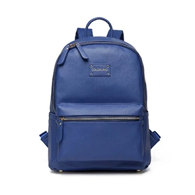 Image of COLORLAND CLD BP123 A Ariana Faux Leather Backpack Changing Bag Blue