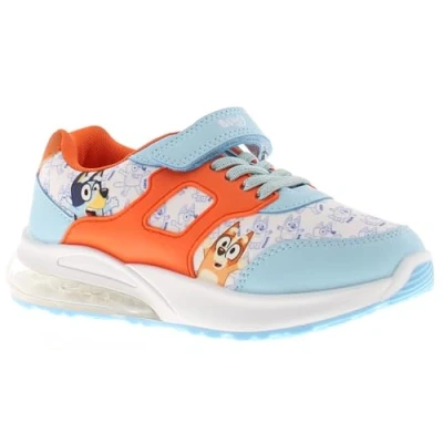 Image of Disney Bluey Lights Boys Running Shoes &amp; Trainers Blue 12 Child UK