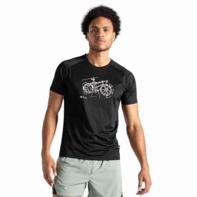 Image of Dare 2b Mens Tech T Shirt S Black