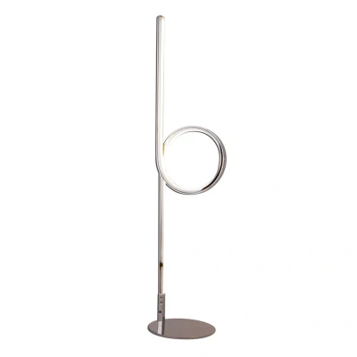 Image of Loop Integrated LED Table Lamp Chrome 3000 3200K