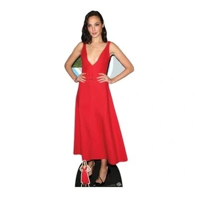 Image of Star Cutouts Ltd CS771 Lifesize Cardboard Free Desktop Cutout of Gal Gadot 178cm Tall, Solid, Multi Colour, Regular