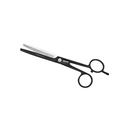 Image of Jaguar White Line Timeless 43 Offset Texturing Scissors, 6.0 Inch Length, Black, 0.04 kg