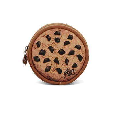 Image of Oh My Pop! Cookies Round Purse Coin Pouch, 12 cm, Brown