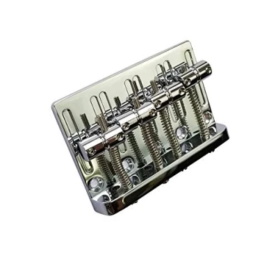 Image of Bass Bridge for 4 String Fender Jazz or Precision Chrome