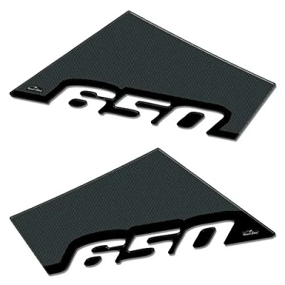 Image of Resin Bike Motorcycle 3D Stickers Compatible with Suzuki V Strom 650 XT ABS 2017 2021. Side Protections from Bumps and Scratches. Pair of Gadget Moto
