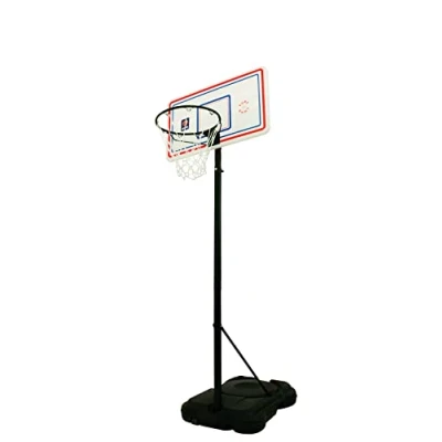 Image of Sure Shot Little Portable Basketball Hoop and Stand, White Backboard, Adjustable 1.6 m to 2.25