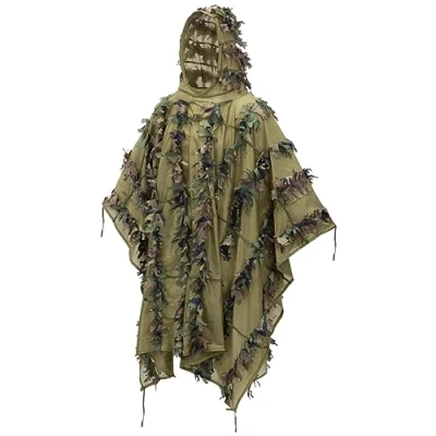 Image of Helikon Tex Leaf Ghillie Poncho US Woodland
