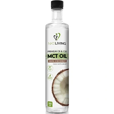 Image of MCT Oil (60/40) 100% from Coconuts (500ml) by NKD Living
