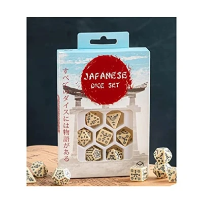 Image of Q Workshop Japanese Dice Set: Last Words Stone