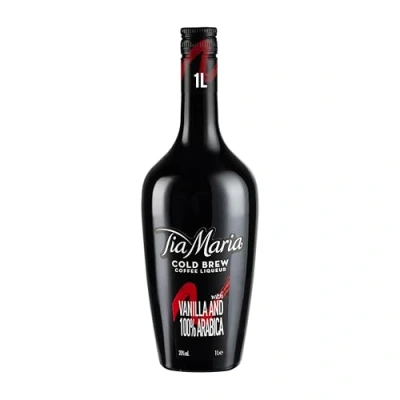 Image of Tia Maria Cold Brew Coffee Liqueur with Vanilla and 100% Arabica, Rich Roasted Intensity Hints of Chocolate, Gluten Free, Bottle 100 cl, 20% ABV