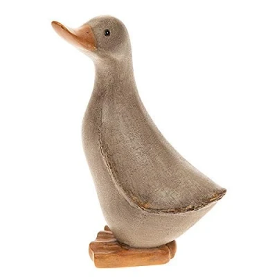 Image of David&#039;s Ducks Small Mocha Brown Duck Ornament
