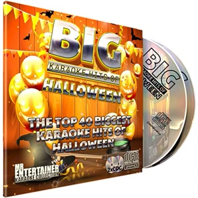Image of Halloween KARAOKE CD+G (CDG) Disc Pack. 40 Greatest Songs Ever. Mr Entertainer Big Hits. Ghostbusters, Thriller, Monster Mash and more...