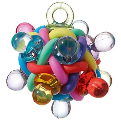 Image of Binkies Ball Foot Toy for Parrots African Greys Medium