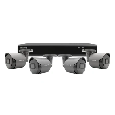 Image of ESP 4 Channel HD 500GB CCTV System, Grey Bullet Cameras