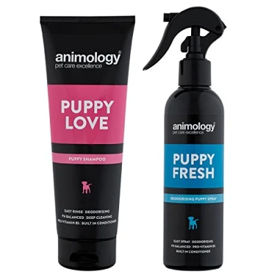 Image of Animology Puppy Love Shampoo and Fresh Refreshing Spray Set