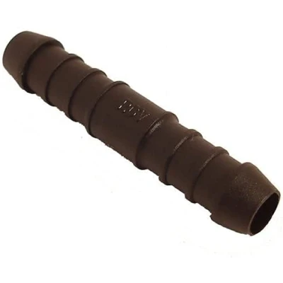 Image of 2x 10mm 3/8&quot; Straight In Line Hose Tube Pipe Connector Joiner Air Fuel Water FREE FIRST CLASS UK POSTAGE!