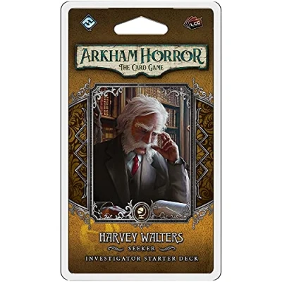 Image of Fantasy Flight Games Arkham Horror The Card Game: Investigator Starter Deck Harvey Walters Investigator, Game, Ages 14+, 1 to 4 Players, 60 120 Minutes Playing Time