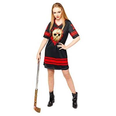 Image of (PKT) (9912557) Adult Ladies Jason Voorhees Costume Dress (UK 12 14) [M on PKT]