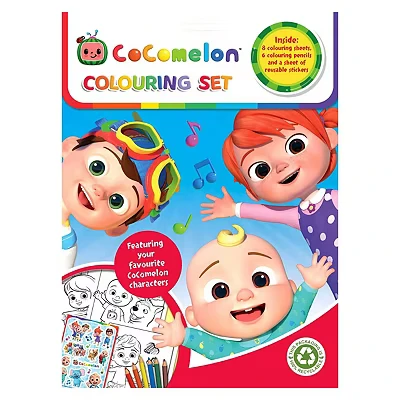 Image of Cocomelon Colouring Set 2