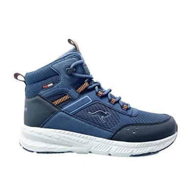 Image of KangaROOS Unisex K uo Take Mid RTX Hiking Shoe, Dk Navy Flame, 3.5 UK