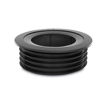 Image of Pipesnug 110mm (4&quot;) Black Soil Pipe Collar And Seal PSB110