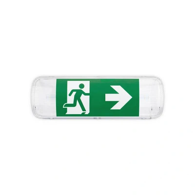 Image of JCC Emergency Maintained/Non Maintained Bulkhead with Legends 3W 6000K