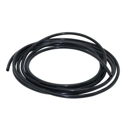 Image of LAVMHAB Silicone Tubing 8mm ID x 12mm OD 3m (9.8FT), Flexible Tube for Water Air Pump (Black)