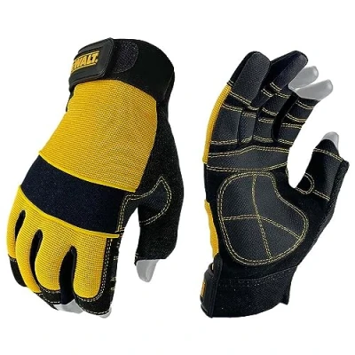 Image of DeWalt Finger Framer Power Tool Glove Grey/Black, Large (Size 9 1/2 10)