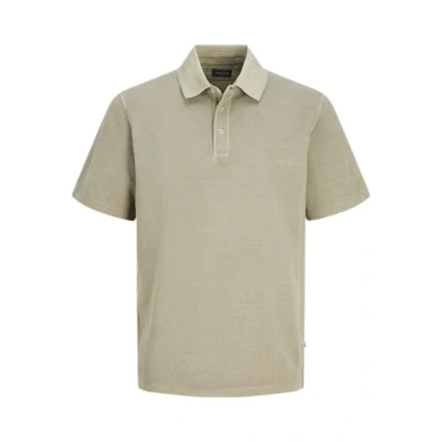 Image of JACK &amp; JONES Men&#039;s Jprbluwilliam Wash Ss Polo Sn Shirt, Overland Trek, M